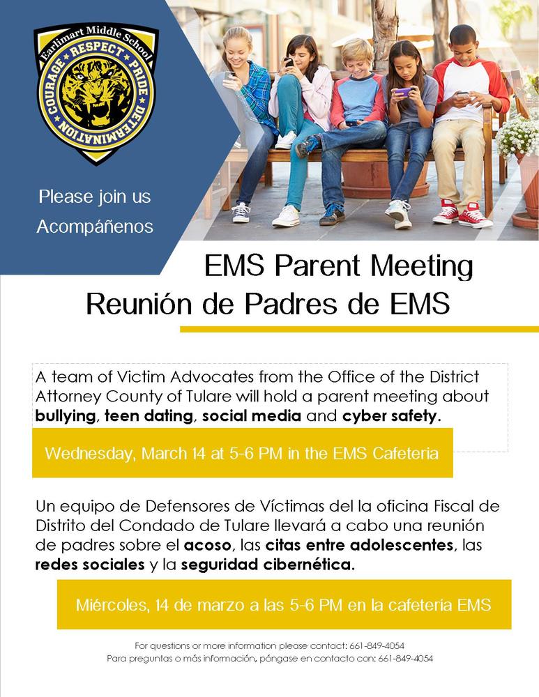 EMS Parent Meeting