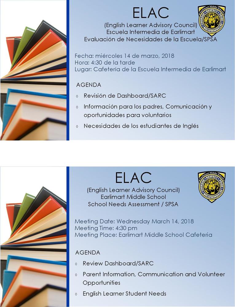 ELAC Meeting
