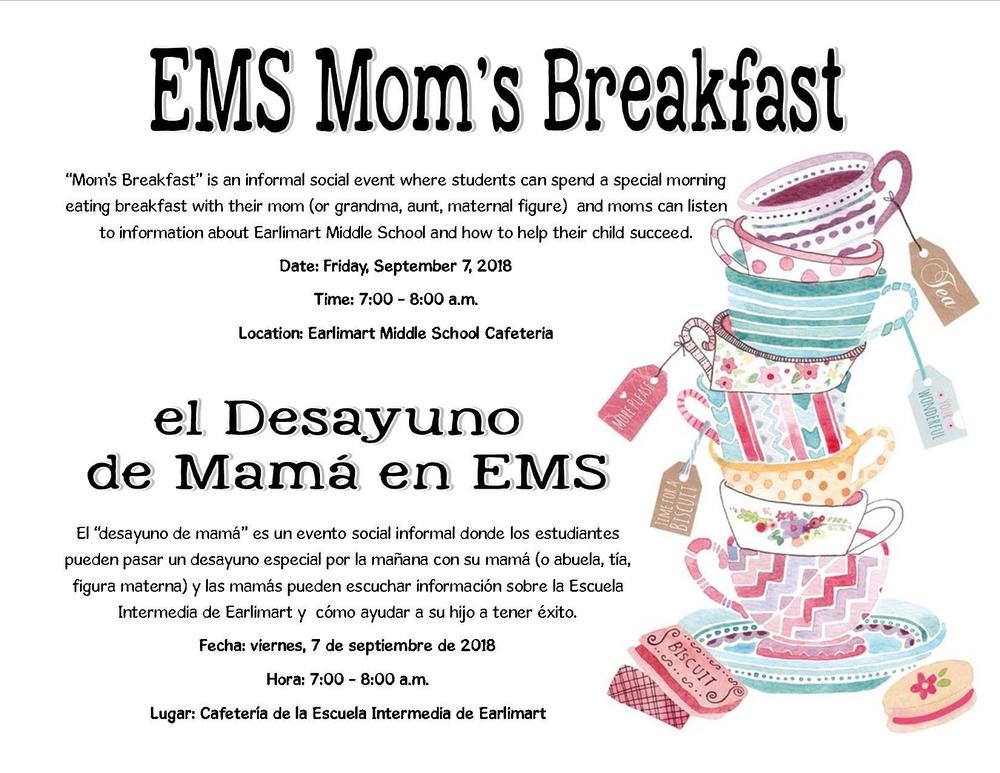 EMS Mom's Breakfast