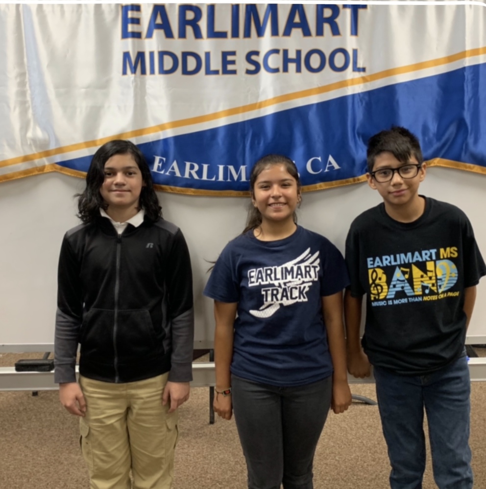 Earlimart Middle School Students will represent Earlimart in the Tulare County Junior Symphony!