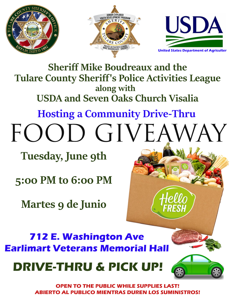 FOOD GIVEAWAY / REGALO DE ALIMENTOS