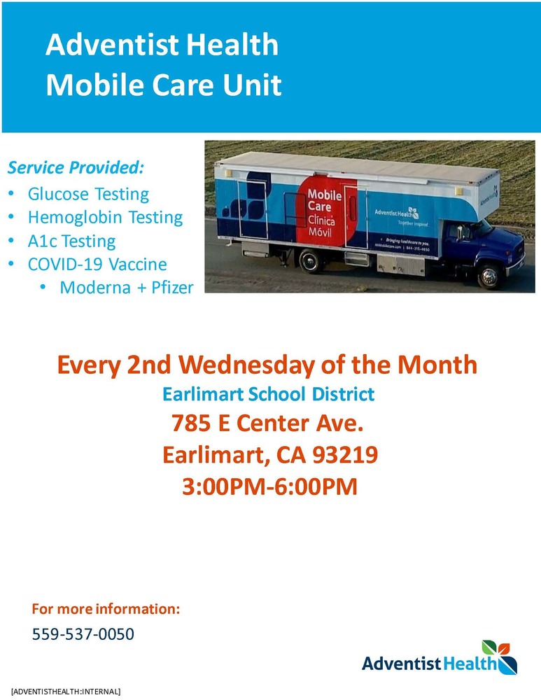 AH Mobile Unit- Monthly Flyer