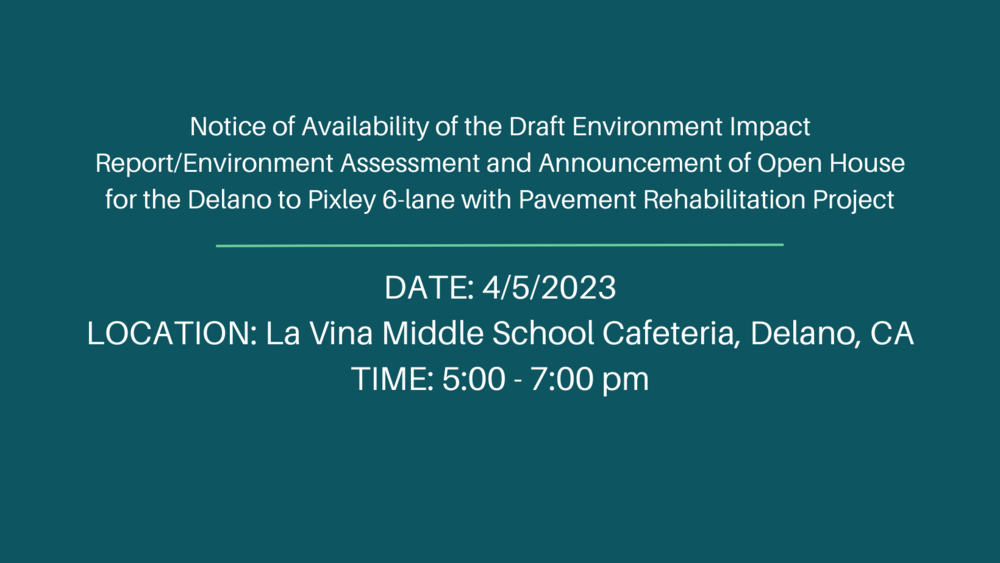 PUBLIC NOTICE Earlimart Middle School