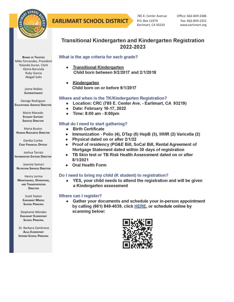 K Registration