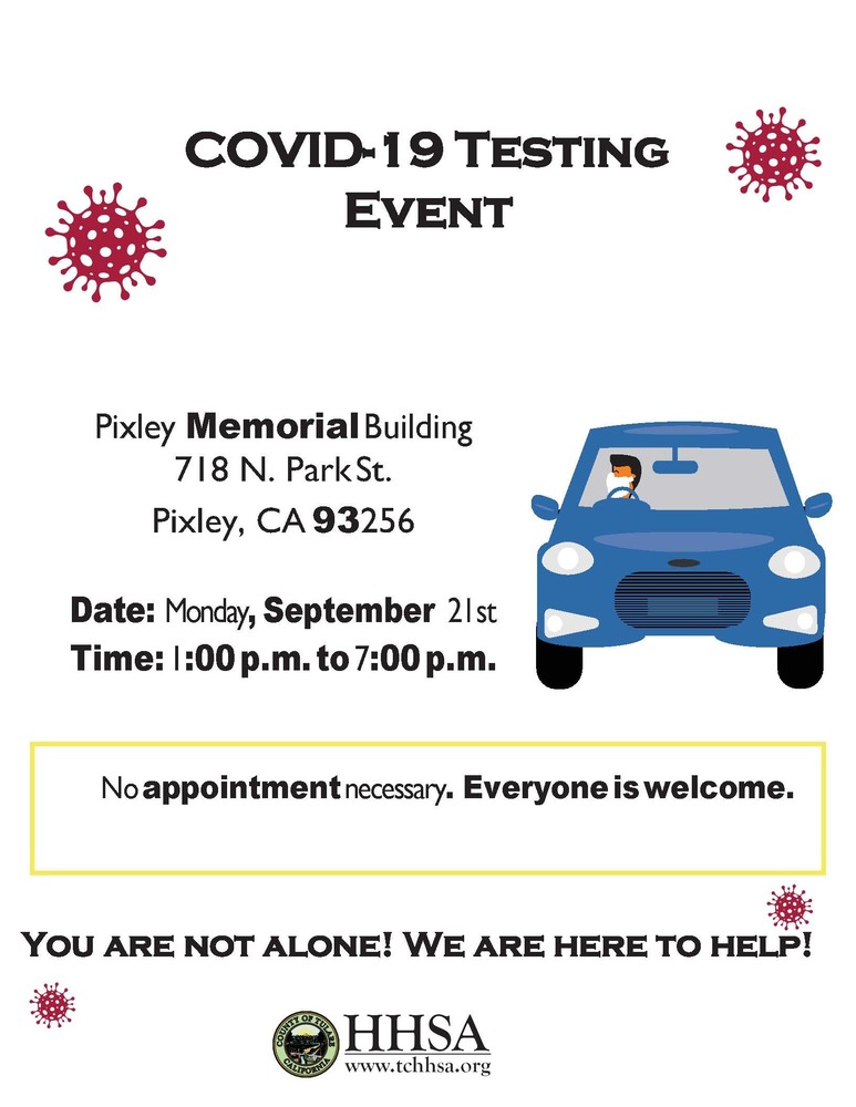 COVID Testing in Pixley