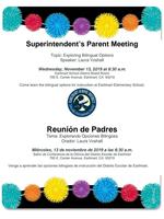 Superintendent Parent Meeting