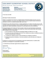CIERRE DE LA ESCUELA HASTA NUEVO AVISO