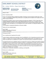 COVID-19 School Reopening Update