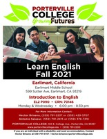 Porterville College Introduction to English